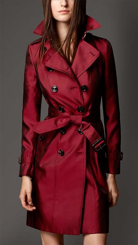 silk trench coat burberry|burberry trench coat cost.